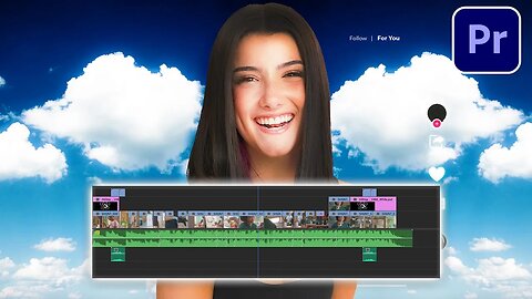 best way to edit VERTICAL VIDEOS in Premiere Pro! #shorts