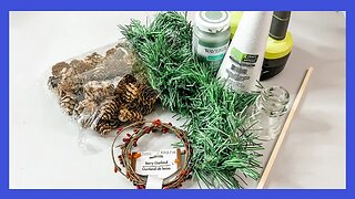 Dollar Tree Christmas DIY || Adorable Christmas Decor || Just 1 Easy DIY