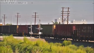 SB Manifest with UP 1995 at Greeley, CO on August 23, 2022 #steelhighway