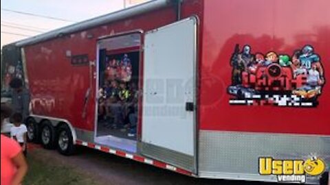 Fully-Customized 2017 32' Mobile Gaming Trailer in Great Working Condition | Used Video Game Trailer