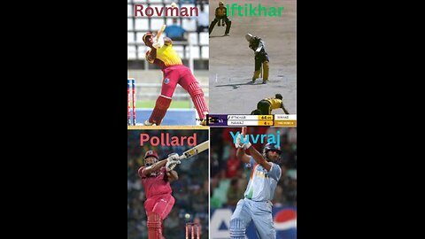 The 4 batsmen to have hit six sixes in an over