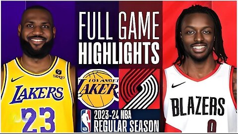 Los Angeles Lakers vs Portland Trail Blazers Full Game Highlights | Jan 21, 2024 |