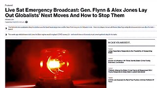 Gen. Michael Flynn Reveals What the Globalists Will do Next as They Desperately React to Their Own Death Throes. | DO NOT Confuse [Toxic Positivity] for Positive Thinking—The Upcoming E.B.S. is NOT in Your Favor!