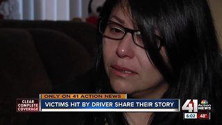 Victims hit by driver share their story