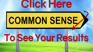 QUIZ: How Much Common Sense Do You Have? Bad Result