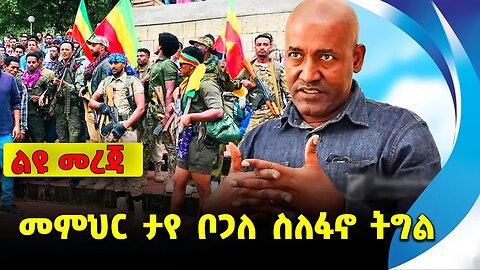መምህር ታየ ቦጋለ ስለፋኖ ትግል❗️#ethiopia #news #ethiopiannews | Taye Bogale | Amhara | Fano | Nes Sept 2 2023