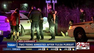 Two teens arrested after TPD pursuit