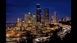 Timelapse da hora de ponta em Seattle