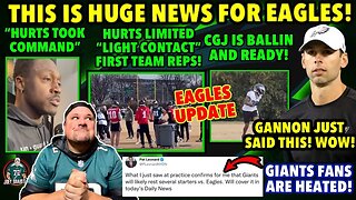 BIG NEWS! Eagles News And Rumors! The Biggets Game Of The Season! Eagles vs Giants!