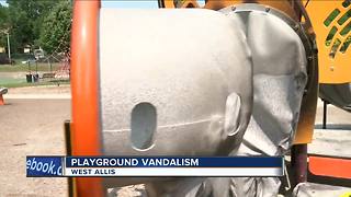 Families angered after vandals hit West Allis playground