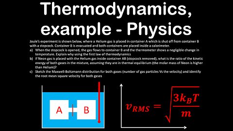 Thermodynamics, example - Physics