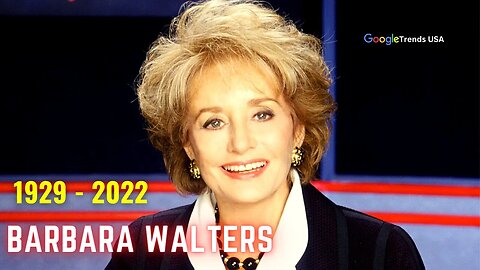 Pioneering US Television Journalist Barbara Walters Dies Aged 93