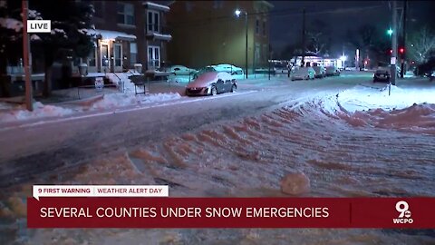 Some slick spots on Covington roads