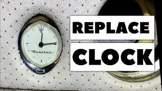 How To Replace the Maserati 4200 GranSport Clock