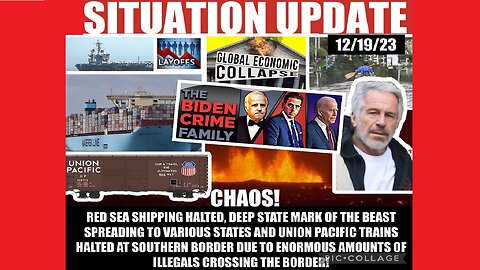 SITUATION UPDATE 12/19/23: Chaos!!! NESARA Indicators! Banks Closing!