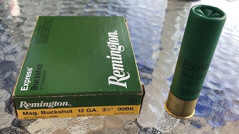 Remington 12 Gauge 3.5” 18 Pellet 00 Buck - Breakdown
