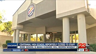 Centennial High School closed