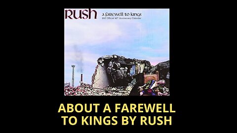 ABOUT A FAREWELL TO KINGS BY RUSH