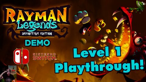 Rayman Legends Definitive Edition Nintendo Switch Demo! - This Game Is Awesome on the Switch!