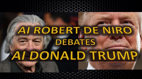 AI Robert De Niro debates AI Donald Trump