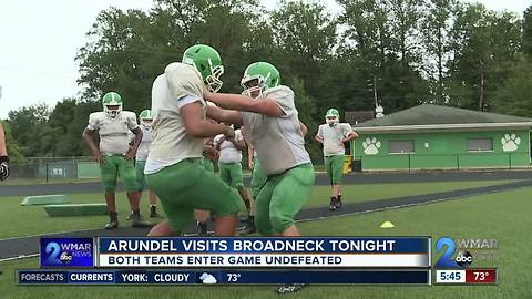 Arundel takes unbeaten record to undefeated Broadneck