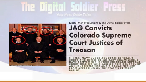 JAG Convicts All 4 Colorado Supreme Court Justices Of Treason - May 30..