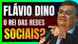 FLÁVIO DINO é o um SUCESSO nas REDES SOCIAIS mas só para a GRANDE MÍDIA