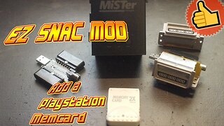 MiSTer PS1 SNAC Memory Card Modification