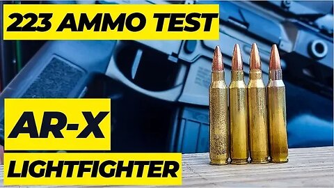 223 AMMO TEST - X2 Dev Group AR-X Lightfighter