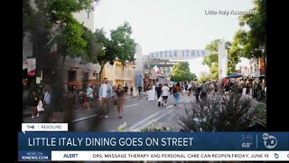 Little Italy kicks off wave of on-street dining