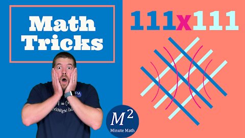 Minute Math Tricks | Part 10 | 111x111 Using Lines #shorts