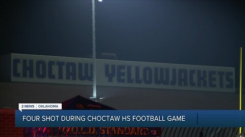 Four shot during Choctaw HS football game