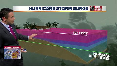 Greg Dee talks about storm surges in Tampa Bay