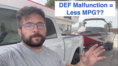 Towing Test Part 2 with DEF Malfunction in my 2022 RAM 2500 Cummins