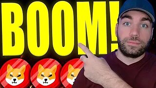 SHIBA INU - 3.9 BILLION (BOOM!) Shib Token News Today!