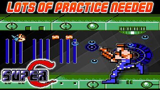 Super C nes 200% speed challenge area 4