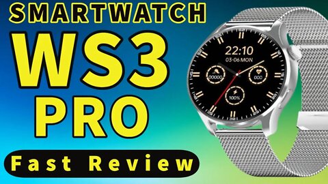 WS3 PRO smart watch Fast Review pk DT3 DT4 Pro MAX HW3 HW4