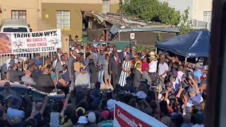 SOUTH AFRICA - Cape Town - President Cyril Ramaphosa visits the family of Tazne van Wyk(Video) (Hjc)