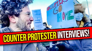 Interviewing Counter-Protesters at Ottawa's Freedom Convoy Protest - Viva on the Street HIGHLIGHT