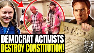 Lib Activists ATTACK & DESECRATE U.S Constitution, Archives EVACUATED 🚨