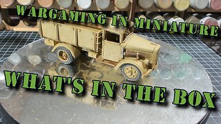 🔴 What's in the Box ☺ Perry Miniatures 28mm ww2 German Opel Truck (GWW14)