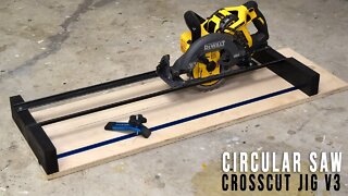 DIY Circular Saw Crosscut and Router Jig
