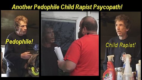 Pedophile Child Rapist Psychopath David Coe With A Can Up His Ass Fetish!