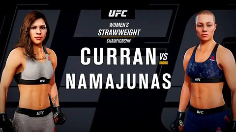 EA Sports UFC 3 Gameplay Rose Namajunas vs Kailin Curran
