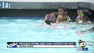 Program offers free swimming lessons for kids