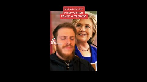 Hillary FAKED A CROWD?