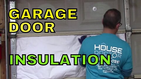 DIY Install Owens Corning garage door insulation kit