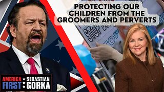 Protecting our children from the groomers and perverts. Sen. Marsha Blackburn with Sebastian Gorka