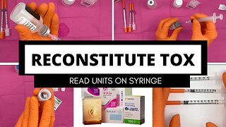 Easy DIY Tox Reconstitution & How to Read Your Syringe