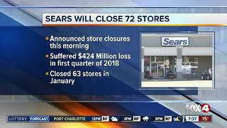 Sears will close 72 more stores after $424 million first-quarter loss